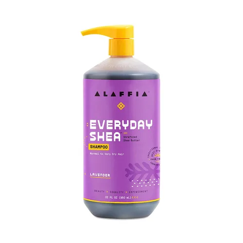 Vista 7 de Champú de manteca de karité hidratante, 32 onzas de Alaffia, Everyday Shea, 32