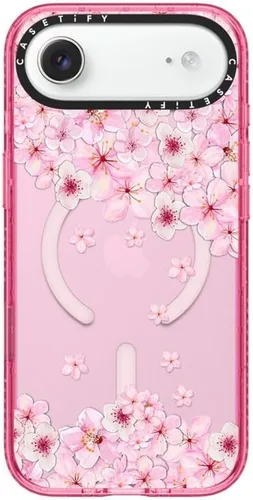 Vista 125 de CASETiFY Impact iPhone Air Case [Delgada/Compatible con Magsafe / 8.2 ft. Protección contra Caídas de Grado Militar 4X] - Lazos - Rosa Arcos