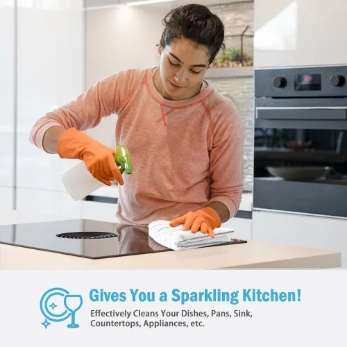 Vista 4 de AIDEA - Paños de limpieza de microfibra, muy suaves, altamente absorbentes, sin pelusas, sin rayones; para uso en el hogar, cocina, automóvil