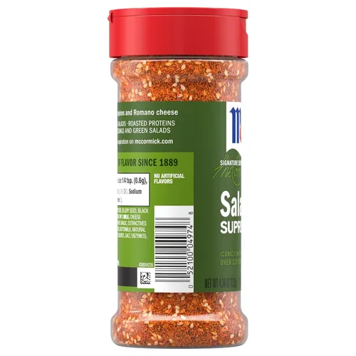Vista 15 de Condimento McCormick Perfect Pinch para Ensalada Supreme, 4.34 oz