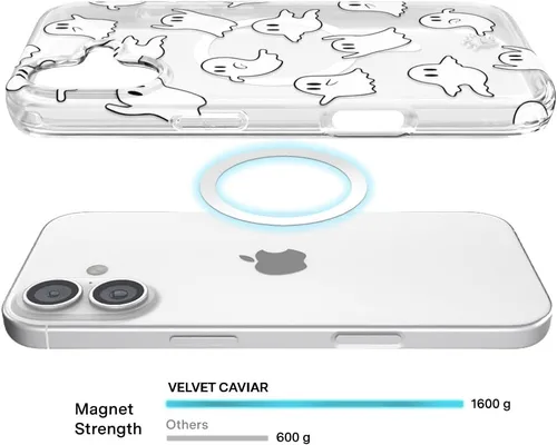 Vista 697 de VELVET CAVIAR Funda para iPhone 15, compatible con MagSafe, probada contra caídas de 10 pies, fundas protectoras de diseño, leopardo color rosa