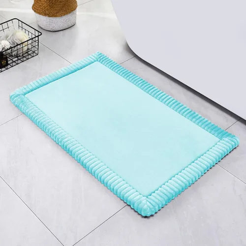 Vista 15 de SWEMSTAR Alfombra de baño de espuma viscoelástica con alfombra de inodoro, tapete de baño absorbente de agua para suelo de baño, antideslizante