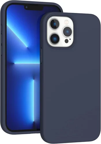 Vista 11 de Compatible con iPhone 13 Pro Max 6.7 pulgadas, [a prueba de golpes] [antiarañazos] Funda delgada de silicona líquida protectora de gel de goma