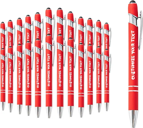 Vista 220 de AIFLM Bolígrafos personalizados con nombre a granel hasta 500 unidades de bolígrafos grabados gratis con tu nombre y texto para negocios