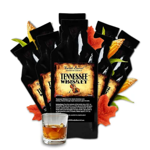 Vista 10 de Tennessee Bourbon Whiskey Flavor Essence (paquete individual), repuesto de sabor de licor para envejecimiento en barrica, mezcladores de cócteles