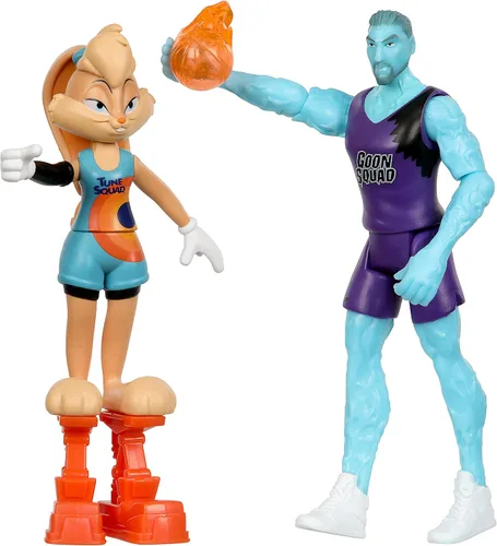 Vista 5 de Moose Toys Bunny Space Jam: A New Legacy - Paquete de 2 - Rivales en la Cancha - Lola & Wet/Fire, Multicolor (14580)