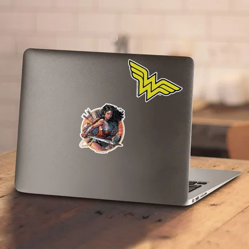 Vista 5 de Popfunk - Wonder Woman Strength Truth Power T-Shirt & Stickers