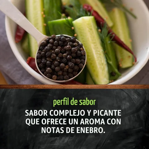 Vista 4 de Frontier Co-op Granos de pimienta negra enteros, bolsa a granel de 1 libra, pimienta negra Tellicherry, granos de pimienta orgánica para recambio