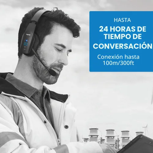 Vista 5 de VXi BlueParrott B450-XT, audífonos Bluetooth con cancelación de ruido