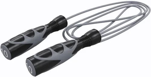 Vista 4 de Power Systems Elite Jump Rope - Vinilo prémium y bola radial para máxima rotación