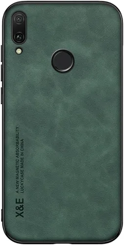 Vista 6 de Kepuch Silklike Funda Para Huawei Y9 2019/Enjoy 9 Plus - Cubierta De Parachoques Placa De Metal Incorporada Para Huawei Y9 2019/Enjoy 9 Plus - Negro