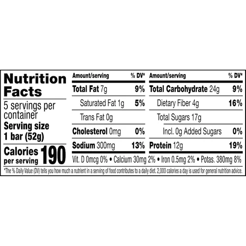 Vista 8 de RXBAR Barras de proteínas, 0.44 oz de proteína, aperitivos sin gluten, mantequilla de maní (6 cajas, 30 barras)