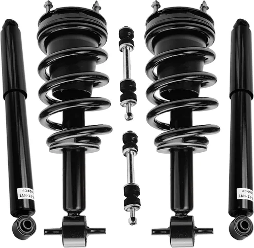 Vista 57 de Detroit Axle - Kit de puntales delanteros de 6 piezas para Ford Escape 2014-2019, 2 puntales y muelles helicoidales, 2 enlaces de barra
