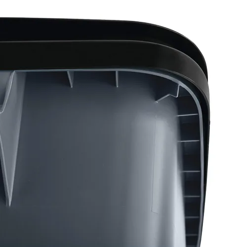 Vista 6 de Rubbermaid Commercial Products - Papelera con ruedas para reciclaje Fg9W2773Blue Brute Rollout