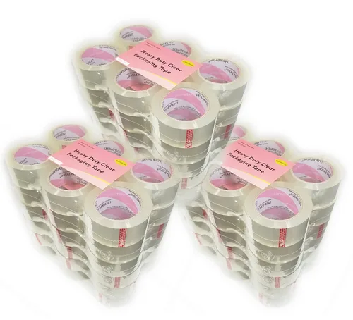 Vista 3 de iMBAPrice Cinta de envío de 3 pulgadas de ancho – 3 cajas de alta calidad (24 rollos de 110 yardas) 36 x 330 pies de largo 3 pulgadas de ancho cinta