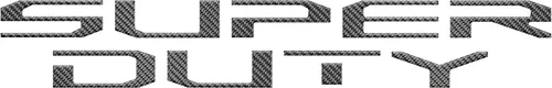 Vista 5 de Insertos de letras para portón trasero, compatibles con Ford Super Duty 2020-2022