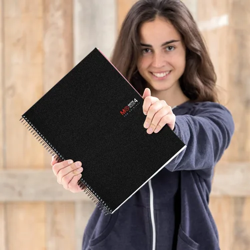 Vista 3 de Miquelrius 47138 Cuaderno negro, A4