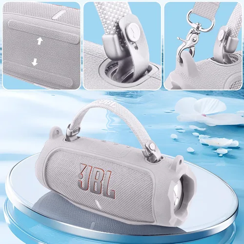 Vista 5 de Funda de silicona para altavoz portátil impermeable JBL Charge 6