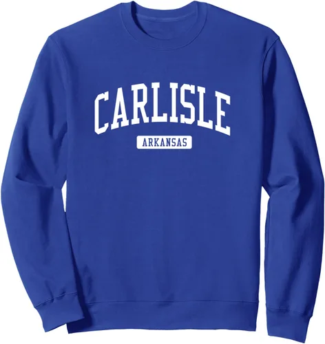 Vista 3 de Carlisle Arkansas AR - Sudadera deportiva vintage, Negro