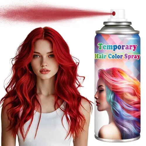 Vista 9 de Spray temporal de color gris para mujeres y hombres, lavable 120ML