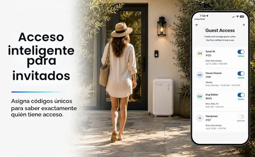 Vista 7 de hyve Caja de entrega de paquetes inteligente para exteriores - Entregas y devoluciones seguras