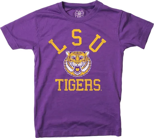 Vista 71 de Wes and Willy Camiseta de algodón orgánico de manga corta para niños de la NCAA