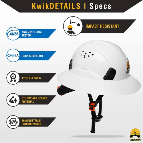 Vista 8 de KwikSafety QUEEN BEE - Chaleco de seguridad para mujer [naranja, XL] + paquete de casco duro de ala completa TORTOISE
