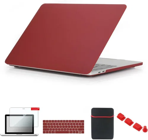 Vista 23 de Se7enline Compatible con MacBook Pro Touch Bar Case 2016/2017/2018/2019, funda rígida mate para Mac Pro de 13 pulgadas, A1706/A1989/A2159, funda