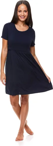 Vista 3 de Lamaze Vestido de maternidad para mujer para parto de parto y enfermería