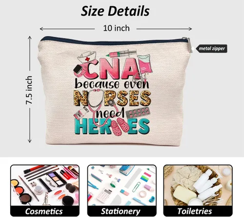 Vista 5 de IWXYI bolsa de maquillaje de enfermera bt, Cna