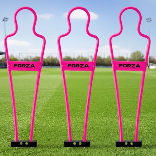 Vista 30 de FORZA Mini maniquí de fútbol de flujo de aire Naranja