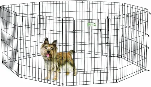 Vista 3 de MidWest Homes for Pets MaxxLock Jaula para ejercicios para mascotas, 24 - pulgadas