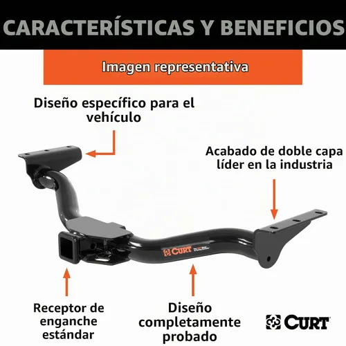 Vista 4 de CURT 13146 Class 3 Trailer Hitch & CURT 56192 Arnés de cableado de remolque personalizado para el lado del vehículo de 4 pines para Honda Pilot