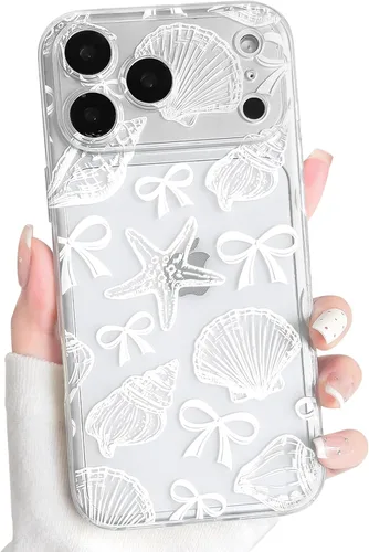 Vista 134 de NITITOP Funda para iPhone 13 Clear Sea Animal - Pez negro Pescado Negro