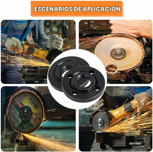 Vista 8 de Podoy Kit de tuercas y llaves para amoladora angular, 3 piezas, repuesto