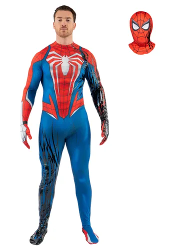 Vista 13 de Disfraz de Hombre Zentai Spider-Man Adv. Suit 2.0 Symbiote Takeover Multicolor
