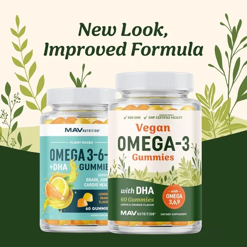 Vista 2 de Omega + DHA gomitas
