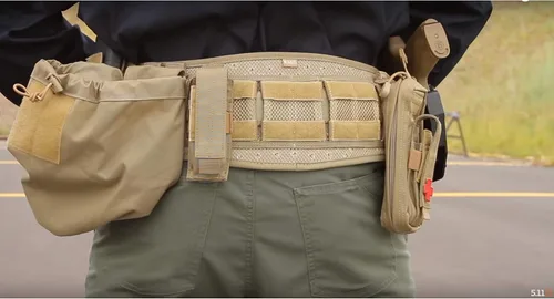 Vista 5 de 5.11 Tactical VTAC - Cinturón de combate para hombre, resistente a la intemperie, nailon 500D, con plataforma web, estilo 58642