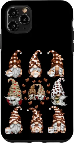 Vista 13 de Novelty Coffee Graphic For Women And Men Funny Gnome Case for iPhone 16