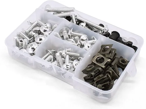 Vista 10 de TCHAU Bodywork Kits Motorcycle Fairing Screw Spring Bolts Kit Body Fastener Clips for Kawasaki Versys 1000 ZX12R ZX6R ZX636R ZX6RR ZX9R ZZR600 Parts