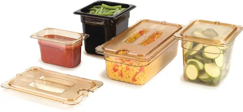 Vista 9 de Carlisle FoodService Products 10400B13 bandeja para alimentos de tamaño completo de alto calor, 7.6 cuartos de galón de capacidad, 20.0 in x 12.8 in