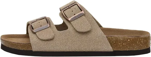Vista 2 de CUSHIONAIRE - Lane - Sandalias con plantilla de corcho para mujer, muy cómodas