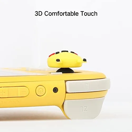 Vista 3 de PERFECTSIGHT 4PCS Cute Switch Thumb Grip Caps for Nintendo Switch OLED Lite Console Joystick Cap Kawaii Soft Silicone Analog Stick Button Cover for