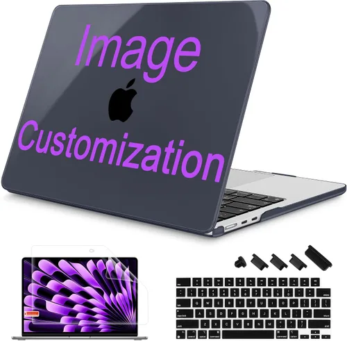 Vista 11 de Mektron Diseñada para MacBook Air 2025/2024/2023 de 15 PULGADAS M4 A3241 /M3 A3114 /M2 A2941, Carcasa de Cubierta Rígida de Plástico Impreso