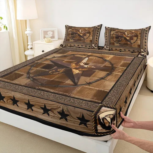 Vista 30 de Bonita sábana bajera ajustable para niños, tamaño individual, juego de ropa de cama rústica de pollo, decoración de dormitorio para niños y adultos