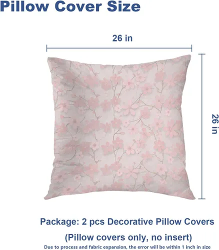 Vista 241 de Batmerry Autumn Pumpkin Templeton Throw Pillow Covers, Green Leaves Paths Forests Decorative Pillow Covers Digital Printing Blended for Couch Sofa