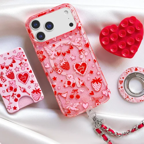Vista 687 de VELVET CAVIAR Funda para iPhone 15, compatible con MagSafe, probada contra caídas de 10 pies, fundas protectoras de diseño, leopardo color rosa