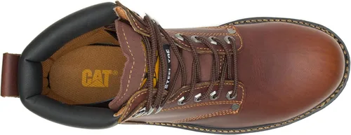 Vista 5 de CAT Botas de trabajo Second Shift con punta de acero para hombre