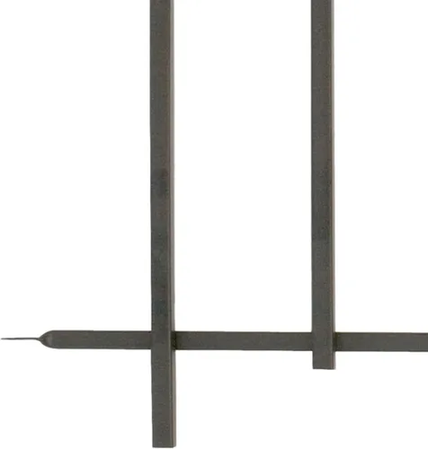 Vista 7 de Compra a granel de 10 secciones de valla de acabado clásico Panacea 87103, color negro