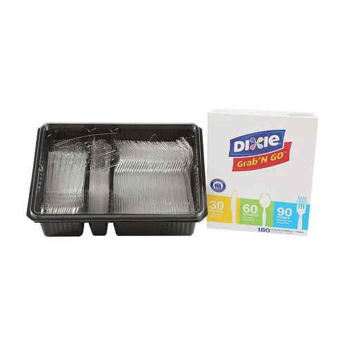 Vista 5 de Dixie Grab' N Go, CH0369DX7, contenedor de cubiertos (180 unidades)
